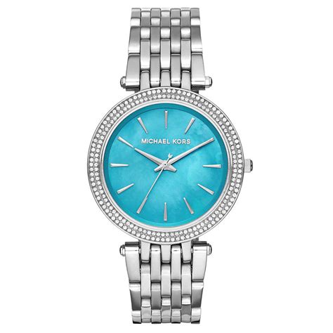 Michael Kors Watch Ladies Darci 39mm Blue Mother 